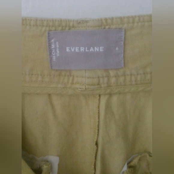 Everlane 100% Linen Pants. Green. Size 6. Waist 29. Perfect Condition. - Picture 10 of 17